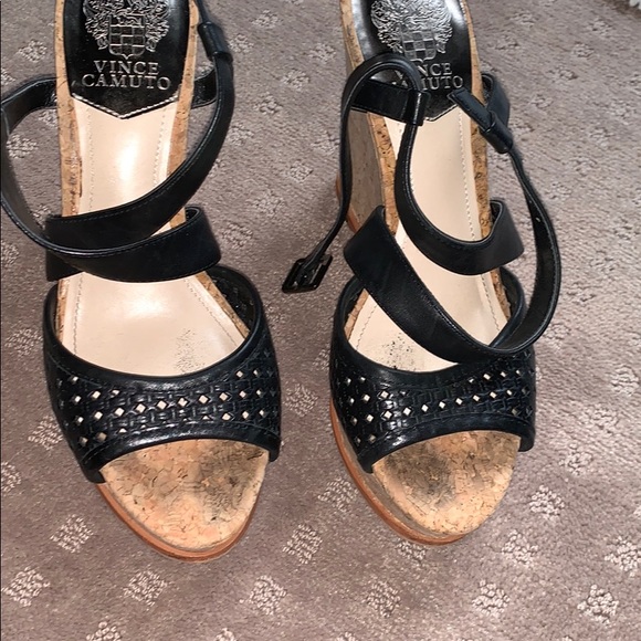 Vince Camino size 8 cork wedge black - Picture 3 of 8